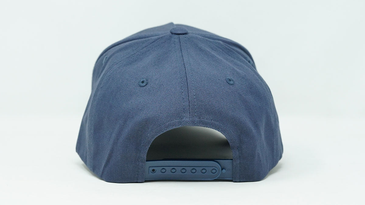 Retro 5-Panel Snapback Embroidered Logo ima Navy