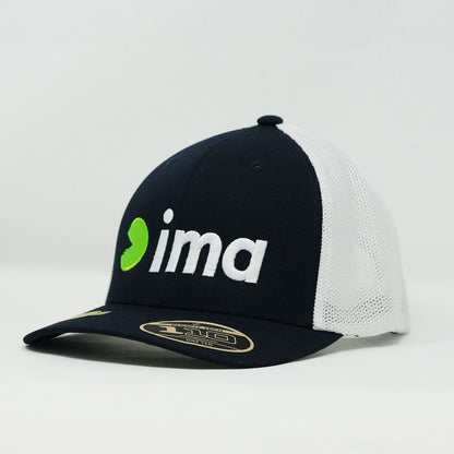 ima Flexfit Recycled Mesh Cap Navy/White