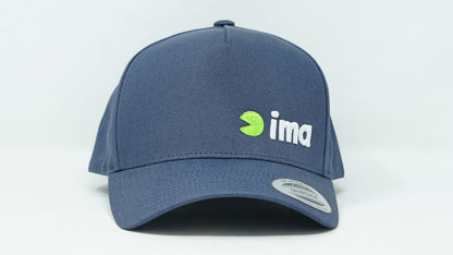Retro 5-Panel Snapback Embroidered Logo ima Navy