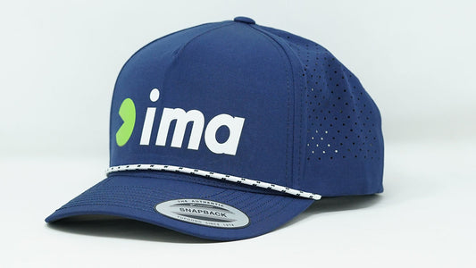 5-Panel Classic Snapback with Braided Rope ima Navy