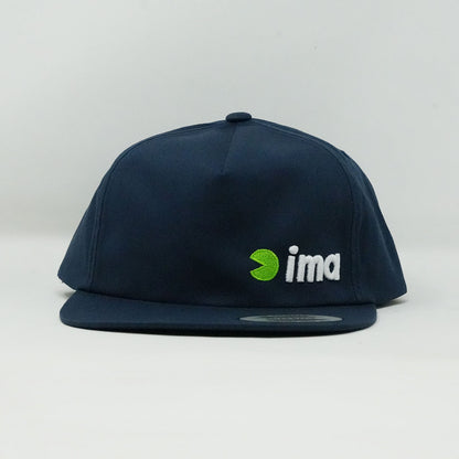 ima Puff Embroidered Unstructured 5-Panel Snapback - Navy