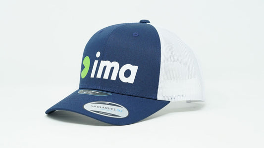 Classic Trucker NU 2-Tone ima Logo Navy / White